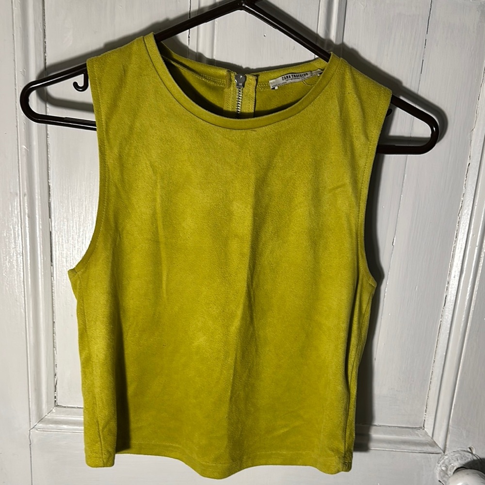 Women’s Lime Green Sleeveless Top